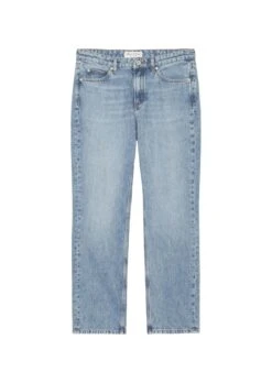 Marc O'Polo LINDE Straight Mid Waist Cropped Jeans Finished In Rigid Denim Made Of Pure Cotton -FashionLust Verkaufs-Shop 7e75208f6d8c9d9ae51fd024b88e032d