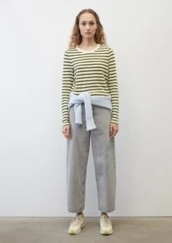 Marc O'Polo Striped Medium-weight Slub Jersey Long Sleeve Top, Regular Fit Made Of Organic Cotton -FashionLust Verkaufs-Shop 7ee14a9482492d42b066119c2aa9d022 1