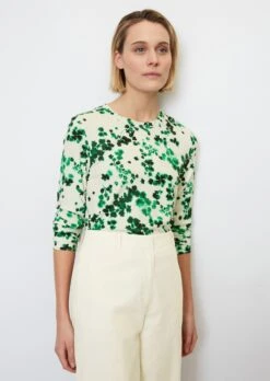 Marc O'Polo Long Sleeve Top With An All-over Print, Regular Fit From LENZING™ ECOVERO™
