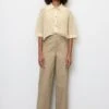 Marc O'Polo Wide-leg Trousers In A Stretchy Blend Of Organic Cotton And Hemp -FashionLust Verkaufs-Shop 8163c5f72a93f2a5f47b4a281df07471