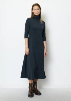 Marc O'Polo Jersey Turtleneck Dress Fitted With TENCEL™ Modal