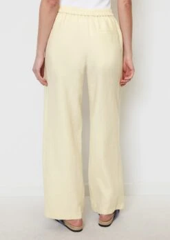 Marc O'Polo Wide Linen Trousers With A Partially Elasticated Waistband -FashionLust Verkaufs-Shop 84344aaf6f1a1740fac9dbda7fb3dbfb