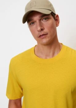 Marc O'Polo T-shirt Regular Made Of A Blend Of Organic Cotton And Linen