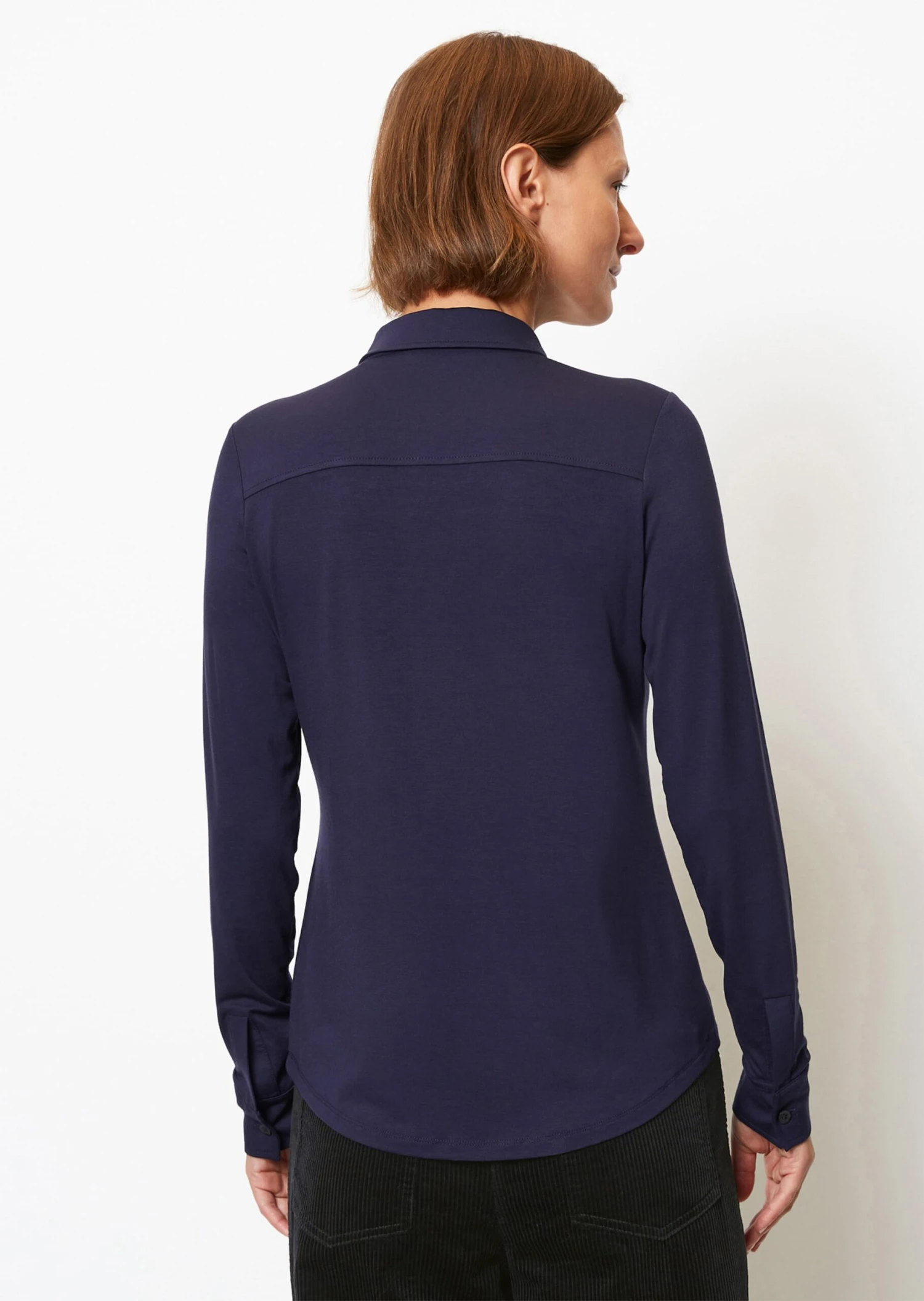 Marc O'Polo Jersey Blouse In A Regular Fit From LENZING™ ECOVERO™ 5 Marc O'Polo Jersey Blouse In A Regular Fit From LENZING™ ECOVERO™ – Bild 3