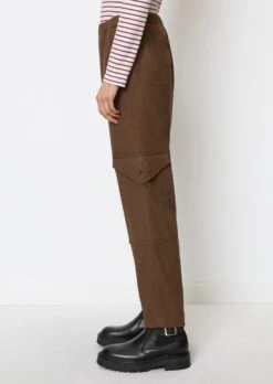 Marc O'Polo Slip-on Cargo Pants Regular Made From Viscose Wool Mix -FashionLust Verkaufs-Shop 87aea88e89cd34df755f9d93c252502f
