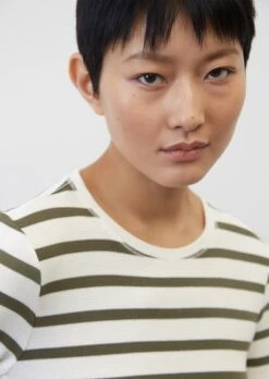 Marc O'Polo Striped Waffle Jersey Dress From LENZING™ ECOVERO™ -FashionLust Verkaufs-Shop 8a12245e8f9b590a3cfb5dda2fbad705