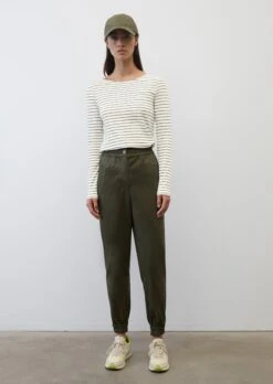 Marc O'Polo Striped Longsleeve Regular Made Of Fine Organic Cotton