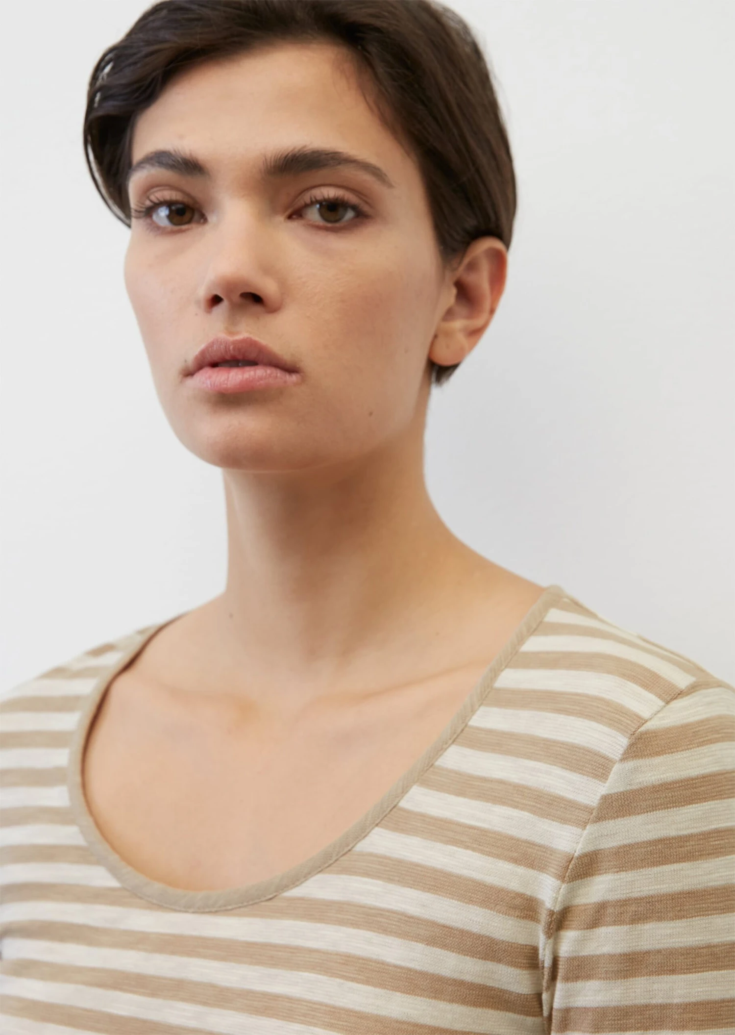 Marc O'Polo Long Sleeve Top With Stripes In Organic Cotton Slub Jersey 7 Marc O'Polo Long Sleeve Top With Stripes In Organic Cotton Slub Jersey – Bild 5