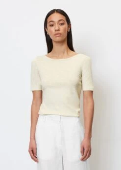 Marc O'Polo Bateau Neck T-shirt In A Slim Fit Made Of Organic Cotton Fabric -FashionLust Verkaufs-Shop 8c1e375a299acba86314c60baddc4522