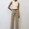 Marc O'Polo NELIS High Waist Wide Leg Trousers Made A Softly Brushed Organic Cotton Twill -FashionLust Verkaufs-Shop 8c22e53a429f20f7e8bd5f59848b870e