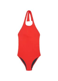 Marc O'Polo Halterneck Swimsuit With A Round, High Neckline -FashionLust Verkaufs-Shop 8c62a1f10f603d4497024a546478b9da
