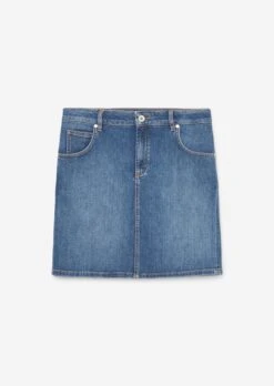 Marc O'Polo Short Denim Skirt Made Of Denim With A Cashmere Texture -FashionLust Verkaufs-Shop 8d9185c503331618f03161599ac699d6