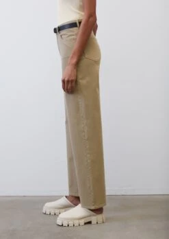 Marc O'Polo NELIS High Waist Wide Leg Trousers Made A Softly Brushed Organic Cotton Twill -FashionLust Verkaufs-Shop 8e9e9d5586833dba8f305761cef76d1d