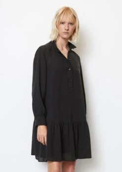Marc O'Polo Short A-line Dress Loose In A Cupro/viscose Blend -FashionLust Verkaufs-Shop 9303c8f9e09661067e6158270ae4711c