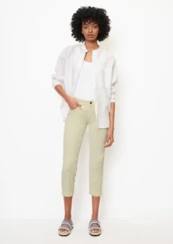 Marc O'Polo LULEA Trousers Slim 7/8 Made Of A Stretchy Lyocell And Organic Cotton Blend -FashionLust Verkaufs-Shop 94a64724feee59b15ffc637ec296fccb 1