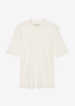Marc O'Polo Stand-up Collar T-shirt In A Regular Fit Made Of Fine Rib Jersey -FashionLust Verkaufs-Shop 9778c6dd04b0bf545a171b7079b7051f