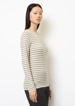 Marc O'Polo Striped Longsleeve Regular From Slub Jersey -FashionLust Verkaufs-Shop 97ed80d9429f02802ebbf4e8e696674b