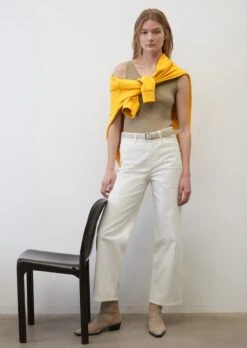 Marc O'Polo Sleeveless Top, Slim Fit Made Of Stretchy Organic Cotton Jersey