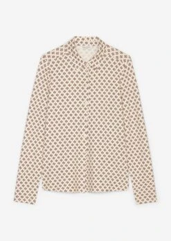 Marc O'Polo Jersey Blouse With An All-over Print In A Regular Fit From LENZING™ ECOVERO™ -FashionLust Verkaufs-Shop 9861e86105fefd57c110cb50c80d5def