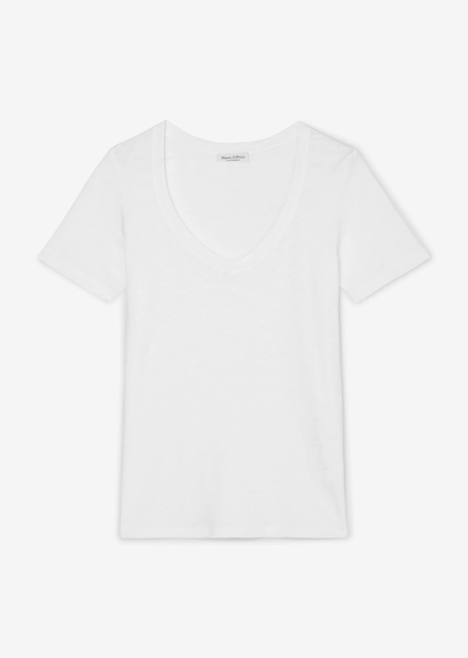 Marc O'Polo V-neck T-shirt In A Regular Fit In Organic Cotton Slub Jersey 9 Marc O'Polo V-neck T-shirt In A Regular Fit In Organic Cotton Slub Jersey – Bild 7