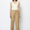 Marc O'Polo Trousers With A Straight Leg Made Of Soft Stretch Cotton And Viscose