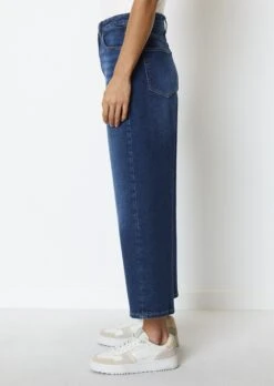 Marc O'Polo Tolva High Waist Cropped Denim Culottes From Organic Cotton Stretch -FashionLust Verkaufs-Shop 9a8b3afc76e4fae6b72f79843e55ffa5