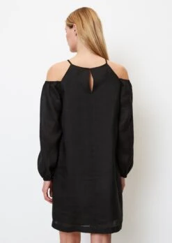 Marc O'Polo Dress With Cut-out Details Made Of Premium Ramie Fabric -FashionLust Verkaufs-Shop 9a92fdc0b15f03649b616fc94ad78d69