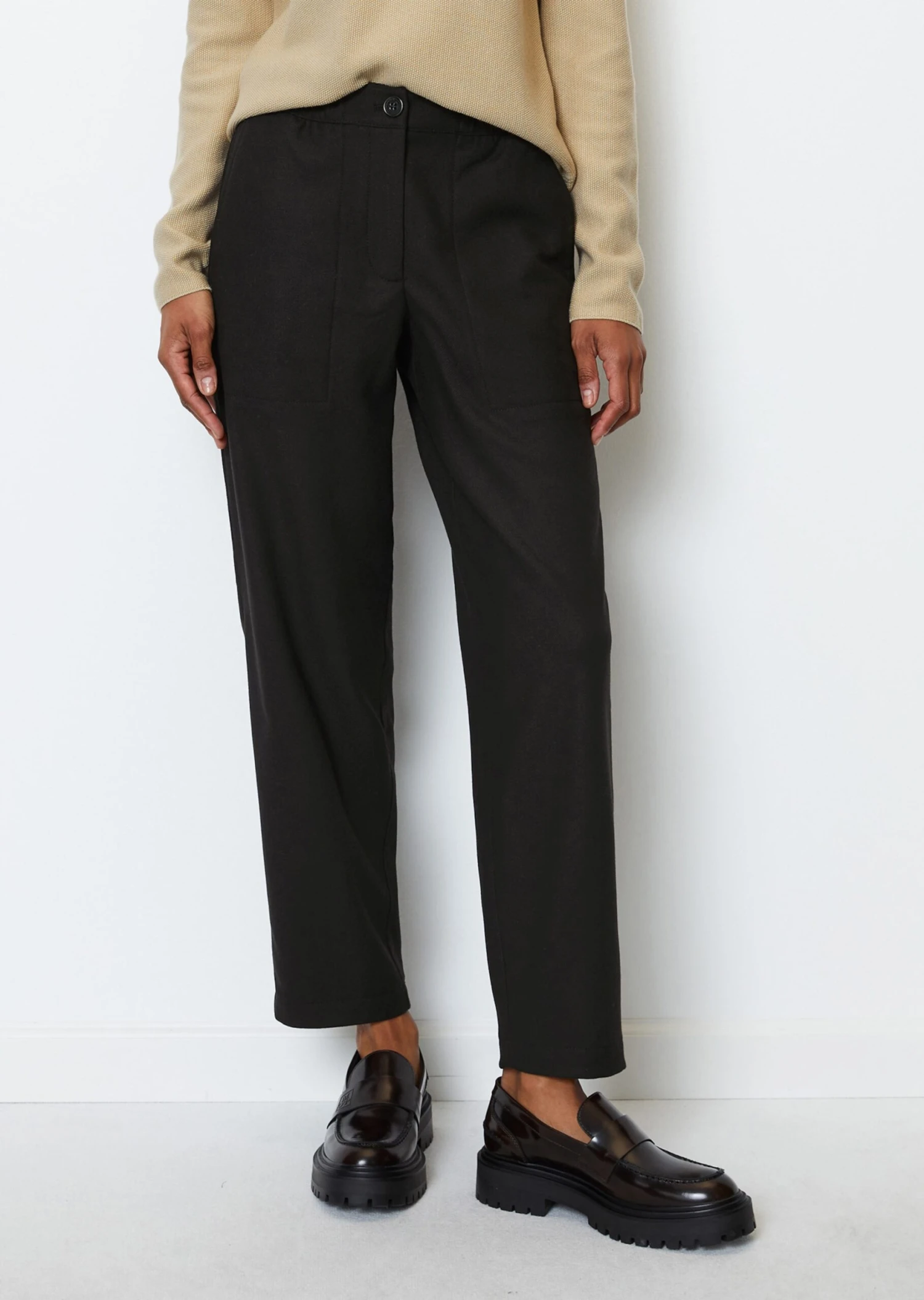 Marc O'Polo Elegant Cargo Joggpants Made From Viscose Wool Mix 6 Marc O'Polo Elegant Cargo Joggpants Made From Viscose Wool Mix – Bild 4