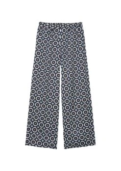 Marc O'Polo Printed Wide Leg Pants Made From Viscose Twill -FashionLust Verkaufs-Shop 9c1b25f33d9aaa57c10ac2177756675b
