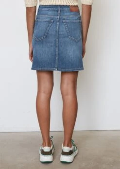 Marc O'Polo Short Denim Skirt Made Of Denim With A Cashmere Texture -FashionLust Verkaufs-Shop a0b5efb89263c5616229bb20987c3770