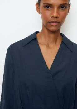 Marc O'Polo Short Dress In Wrap Look With Elastic Skirt Seam -FashionLust Verkaufs-Shop a2852a4d9cb08dfc5c0e4eddde9475ea