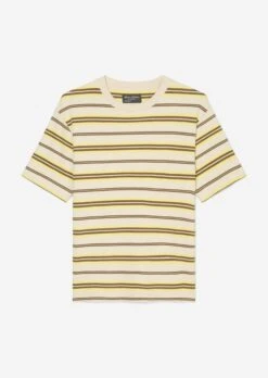 Marc O'Polo Striped T-shirt, Regular Fit With A Fine Herringbone Texture -FashionLust Verkaufs-Shop a522aab3dcfc67fa75d7a2b459fa1078