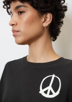 Marc O'Polo Peace T-shirt In A Loose Fit Made Of Organic Cotton -FashionLust Verkaufs-Shop a53020ede9eafd4ec770a50e9e6134f9