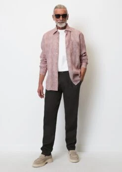 Marc O'Polo OSBY Jogger Pleats Linen Trousers With An Elasticated Waistband