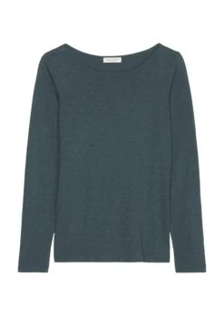 Marc O'Polo Long Sleeve Top With A Bateau Neckline In A Regular Fit In Organic Cotton Slub Jersey 18 Marc O'Polo Long Sleeve Top With A Bateau Neckline In A Regular Fit In Organic Cotton Slub Jersey -FashionLust Verkaufs-Shop a550e04950f82d68b37399f351de9ef7