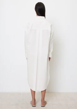 Marc O'Polo Loose Beach Dress Made Of Organic Cotton Poplin -FashionLust Verkaufs-Shop a78719afd7e5aa92e683e80659767166