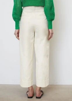 Marc O'Polo Barrel Trousers With A Belt Made Of An Organic Cotton And Linen Blend -FashionLust Verkaufs-Shop a8f42d03ebcb4283e4ba5227af23d46c