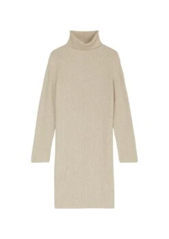 Marc O'Polo Ribbed Knit Dress With Turtleneck Made Of A New Wool And Cotton Blend -FashionLust Verkaufs-Shop aa097555f85fa108da3f943b179bdfb5