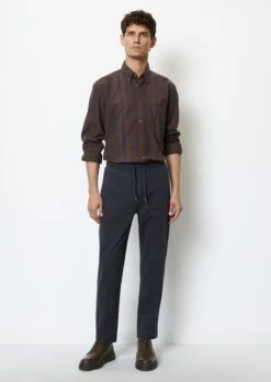 Marc O'Polo Sweatpants Regular With Pleat Seam Made Of Organic Cotton