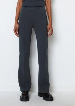 Marc O'Polo Flared Jersey Slim Trousers In A Soft Interlock Fabric -FashionLust Verkaufs-Shop aaf52214c4424b56275cd75e3526ca67