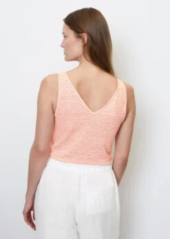 Marc O'Polo Striped Sleeveless Linen Top In A Shaped Fit Made Of High-quality Jersey 13 Marc O'Polo Striped Sleeveless Linen Top In A Shaped Fit Made Of High-quality Jersey -FashionLust Verkaufs-Shop abefd6bbf70ff6c16981ea1dac2e72e3