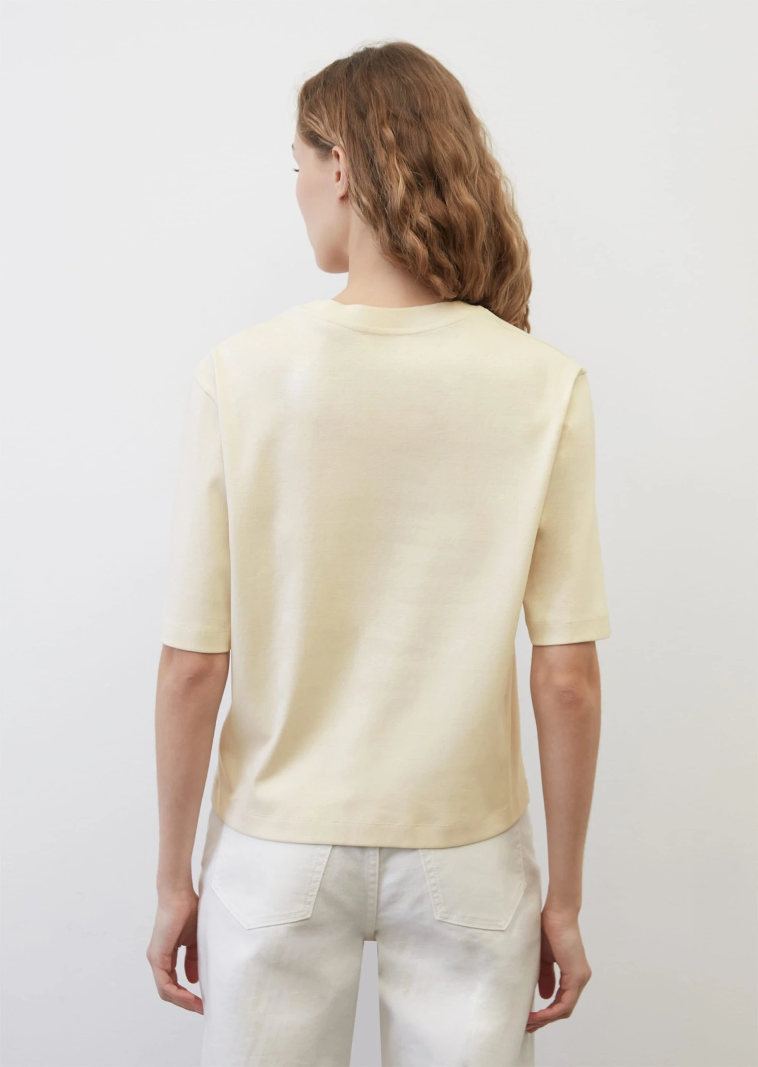 Marc O'Polo Crewneck T-shirt With 3/4-length Sleeves In Soft Organic Cotton Jersey 5 Marc O'Polo Crewneck T-shirt With 3/4-length Sleeves In Soft Organic Cotton Jersey – Bild 3