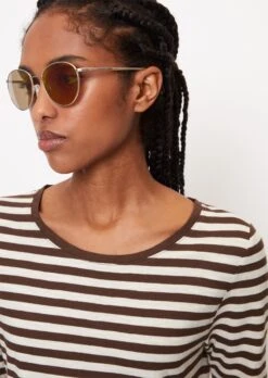 Marc O'Polo Striped T-shirt Regular Made Of Organic Cotton Jersey 15 Marc O'Polo Striped T-shirt Regular Made Of Organic Cotton Jersey -FashionLust Verkaufs-Shop b069a642c90af581a044b1ac9f75171a