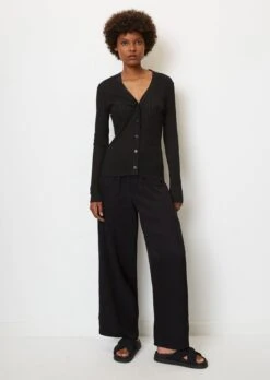 Marc O'Polo Pointelle Jersey V-neck Cardigan Made From Pure Organic Cotton 14 Marc O'Polo Pointelle Jersey V-neck Cardigan Made From Pure Organic Cotton -FashionLust Verkaufs-Shop b22edd07480f98c6df595a2efa6d5855