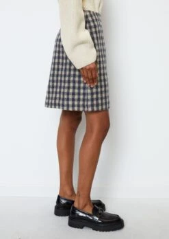 Marc O'Polo Plaid Mini Skirt Regular Made From Pure New Wool -FashionLust Verkaufs-Shop b301acae77e4876df3a1fca48e6469cb