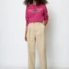 Marc O'Polo MO'P X CHEVIGNON High Waist Balloon Pants Loose Made From Stretchy Twill Fabric