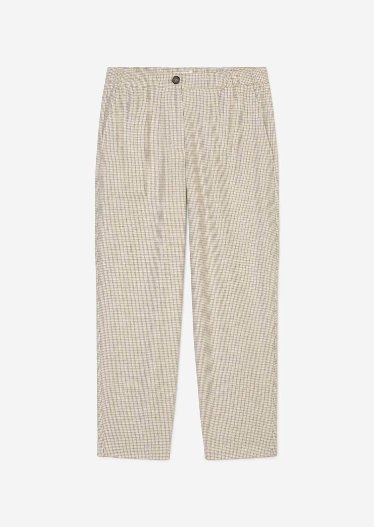 Marc O'Polo Finely Checked Trousers With An Elasticated Waistband With LENZING™ ECOVERO™ 9 Marc O'Polo Finely Checked Trousers With An Elasticated Waistband With LENZING™ ECOVERO™ – Bild 7