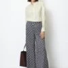 Marc O'Polo Printed Wide Leg Pants Made From Viscose Twill -FashionLust Verkaufs-Shop b79c2c2e4ed75a2365267763d75b0eb6