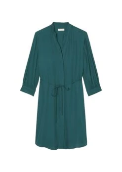 Marc O'Polo Shirt Blouse Dress With 3/4 Sleeves Relaxed Made From Viscose Twill -FashionLust Verkaufs-Shop b82ef65743d4180be7c7580c976e9918