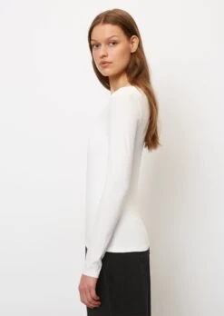 Marc O'Polo Long Sleeve Top In A Regular Fit With A Square Neckline Made Of Stretch Jersey -FashionLust Verkaufs-Shop b9416a4645e5c0941260211d68eb69d9